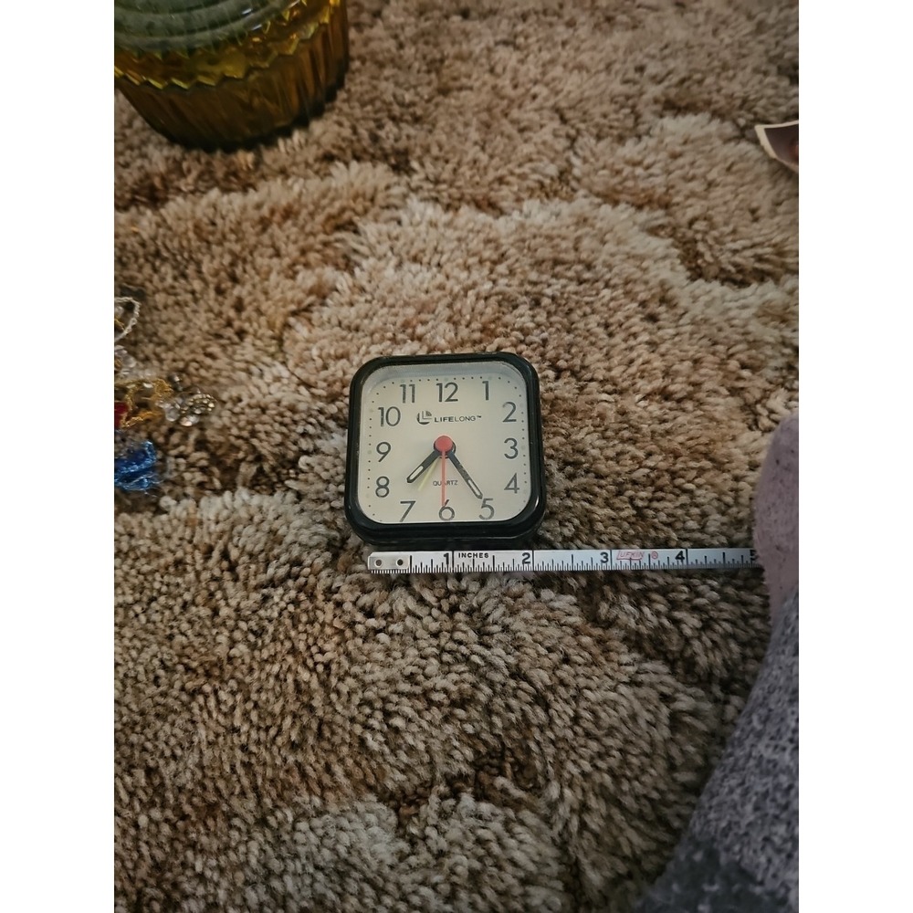 Lifelong Retro Classic Vintage Style Quartz Movement Analog Alarm Clock